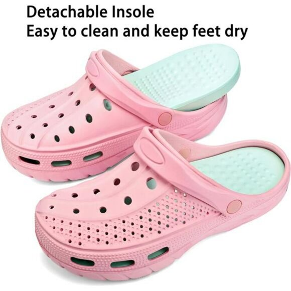 Orthopedic Clogs Arch Support Garden Shoes Unisex Slip On Comfort Sandals - Picture 4 of 8